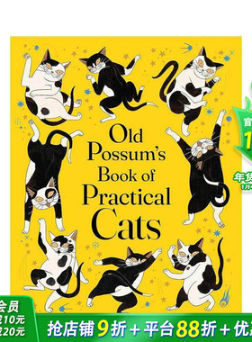【预售】【西班牙插画师Julia Sarda】老负鼠的猫经 Old Possum s Book of Practical Cats 10岁+英文儿童故事插画小说进口图书