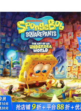 【预售】(预计2月出版)海绵宝宝25周年海底世界艺术设定集 SpongeBob SquarePants 原版英文艺术插画原画设定集 正版进口书