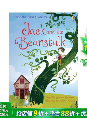 【预售】杰克和豆茎 Jack and the Beanstalk 英文儿童桥梁章节故事 英语拓展阅读进口书