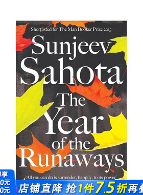 【预售】逃亡岁月 The Year of the Runaways 原版英文文学小说 正版进口书