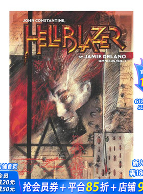 【现货】DC漫画 约翰-康斯坦丁：地狱使者 杰米德拉诺合集 卷1 John Constantine Hellblazer by Jamie Delano Omnibus英文漫画书