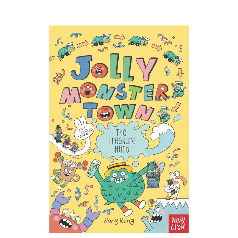 【预售】欢乐怪物镇：寻宝记 【Jolly Monster Town】The Treasure Hunt 英文儿童桥梁章节故事书 拓展阅读 爆笑桥梁初章书图片