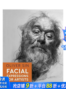 【现货】面部表情：肖像画中捕捉情感和情绪的绘画技巧 Facial Expressions for Artists 原版英文艺术画册画集 正版进口书