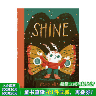 英文儿童插画故事绘本 Shine 闪闪发光 进口童书 现货