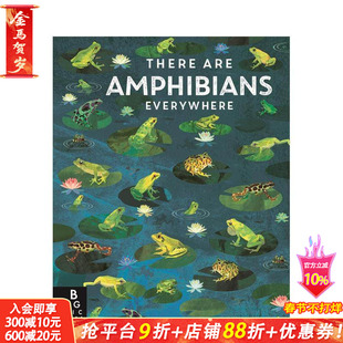 【现货】随处可见的两栖动物 【Britta Teckentrup Everywhere】There Are Amphibians Everywhere 英文儿童插画故事绘本进口童书