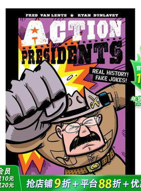 【现货】 总统行动3:西奥多·罗斯福!Action Presidents 3: Theodore Roosevelt! 英文儿童拓展阅读进口童书