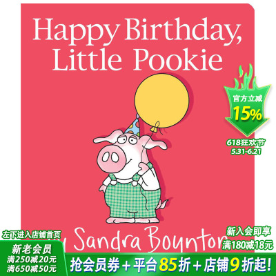【预售】【Little Pookie】Happy Birthday，【小布奇】生日快乐 英文儿童绘本图书适合0-3岁【善优童书】