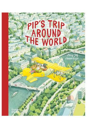 【现货】猫咪皮普的环球之旅 Pip's Trip Around the World Lorenzo Sangio最新力作 英文儿童插画故事绘本 进口童书 T&H