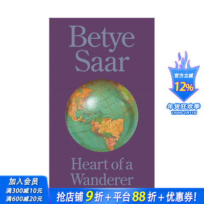 【预售】英文原版 蒂耶·萨尔：流浪者之心 Betye Saar: Heart of a Wanderer 当代艺术画册 正版进口书籍 善优图书