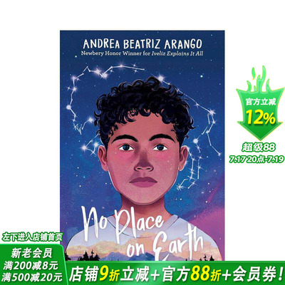 【预售】(预计8月出版)无处容身 No Place on Earth 英文小说故事科普书 拓展阅读 纽伯瑞儿童文学奖荣誉奖得主奇幻小说