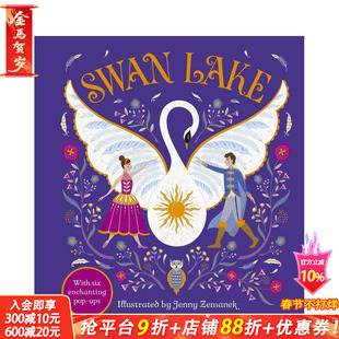【现货】【闪耀经典童话立体书】天鹅湖 【Gilded Fairytales】Swan Lake 英文儿童立体绘本进口书 高颜值艺术礼品书