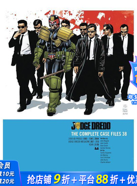 【预售】迪克判官：完整案件档案 38 Judge Dredd: The Complete Case Files 38 原版英文漫画书 正版进口书