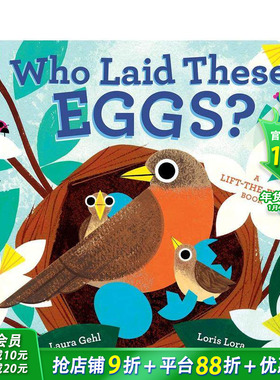 【预售】这些蛋是谁下的？ 趣味翻翻书 【Animal Traces】Who Laid These Eggs? 原版英文儿童趣味 正版进口图书