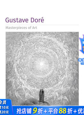 【现货】古斯塔夫·多雷 【Masterpieces of Art】Gustave Dore 原版英文艺术画册画集 正版进口书