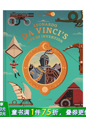 【现货】Leonardo da Vinci’s Life of Invention，达芬奇的发现之旅 英文儿童漫画故事阅读 10-12岁 原版正版进口图书书籍