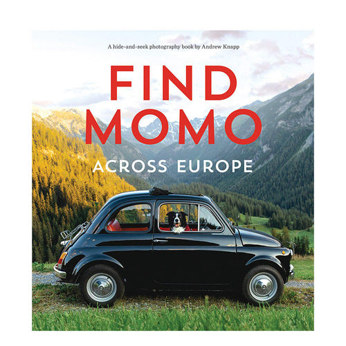 【预售】英文原版 寻找欧洲各地的莫莫 Find Momo Across Europe 网红狗狗摄影集 儿童互动书 进口图书