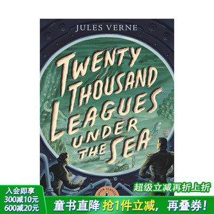 原版 进口图书 Twenty Under the Leagues 海底两万里 Thousand 英文儿童立体插画故事绘本 Sea 预售