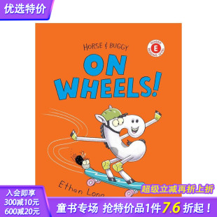 Buggy 进口童书 车轮上 英文儿童插画故事绘本 Wheels Horse 马车 预售