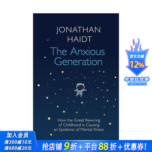 【预售】焦虑的一代 The Anxious Generation 原版英文社会科学 正版进口书