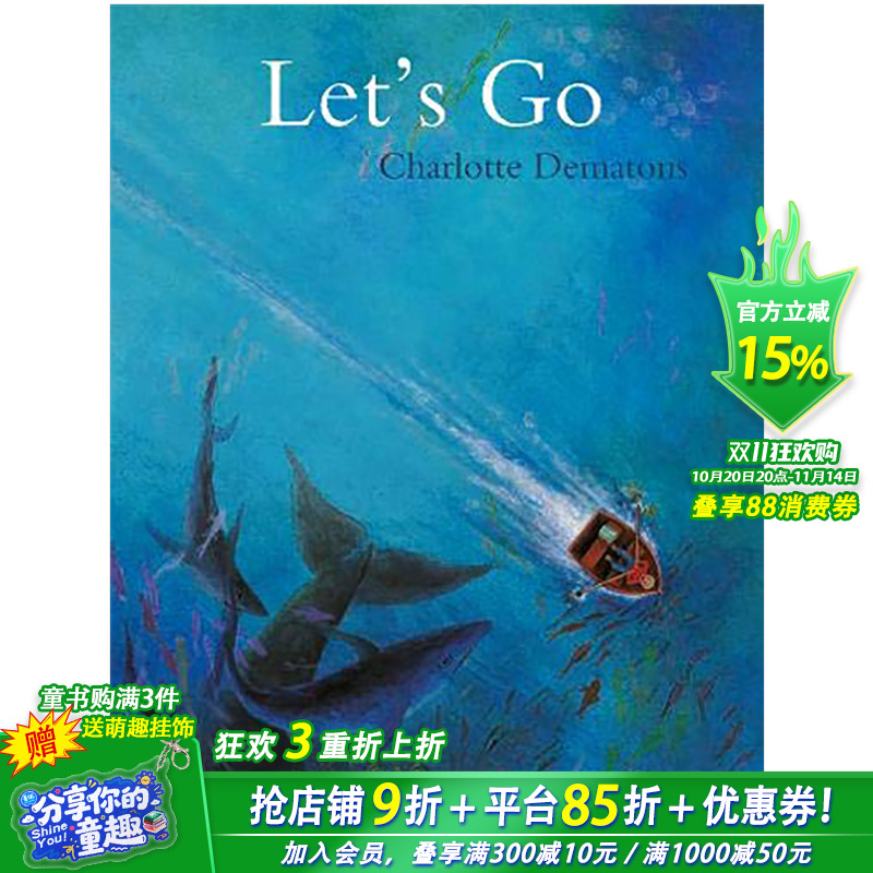 【现货】Let’s Go!，一起走吧！英文原版儿童艺术绘本 3岁以上【善优童书】