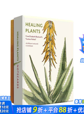 【预售】治愈植物详细记事卡套装 Healing Plants Detailed Notecard Set 原版英文艺术画册画集 正版进口书