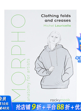 【预售】英文原版 服饰褶皱与折痕 Clothing Folds and Creases 英文艺术技法与入门赏析 正版进口图书画册 善优图书