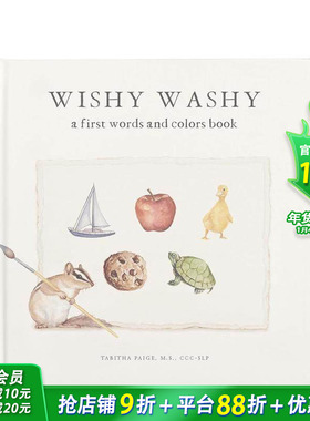 【预售】英文原版 犹犹豫豫 Wishy Washy 英语儿童自然拼读单词早教  触觉互动 0-3岁 正版进口童书