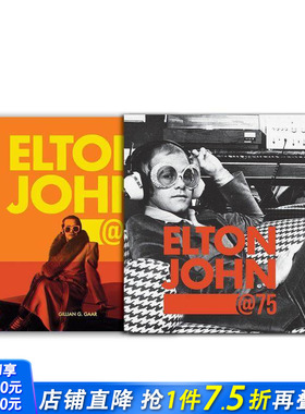 【现货】英文原版 埃尔顿·约翰75岁 Elton John at 75 音乐生活 正版进口图书画册 善优图书