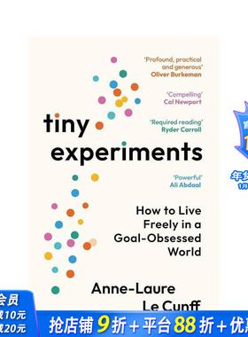 【预售】微型实验：如何在目标至上的世界中自由生活 Tiny Experiments 原版英文商业行销 低风险生活实践方法 正版进口书