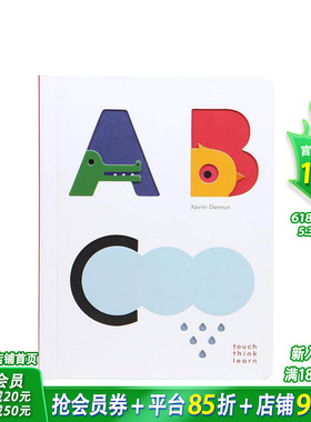 【现货】【触摸书】ABC  【TouchThinkLearn】ABC 英文儿童趣味互动进口童书