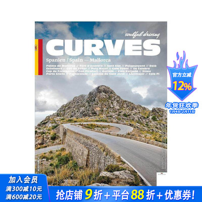 【预售】曲线：马略卡岛 Curves: Mallorca 原版英文旅行 正版进口书