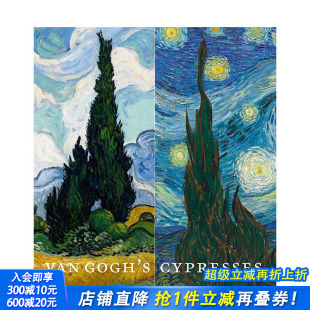 正版 善优图书 梵高 Gogh’s Cypresses Van 英文原版 柏树 进口书籍画册 19世纪艺术 预售