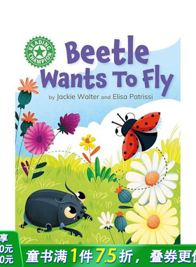 【预售】阅读 甲壳虫想飞 Reading Champion: Beetle Wants to Fly 英文儿童桥梁书 趣味阅读故事书 进口童书