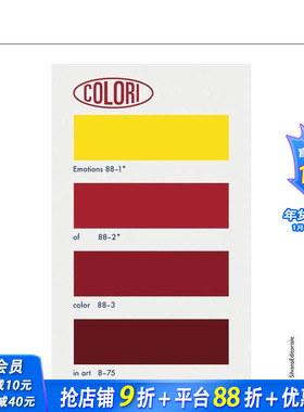 【预售】色彩：艺术中的色彩情感 Colori : Emotions of Color in Art 原版英文艺术画册画集 正版进口书
