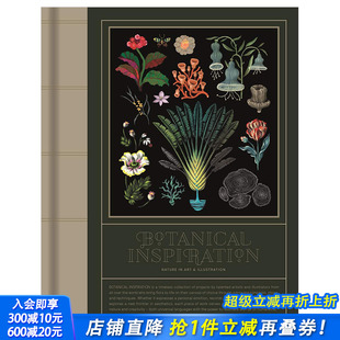 自然艺术插画 Botanical Inspiration 绘画插画正版 灵感 英文原版 进口书 现货