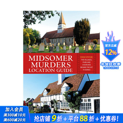 【预售】英文原版 《骇人命案事件簿》谋杀案指南 Midsomer Murders Location Guide 生活意趣 正版进口书籍 善优图书