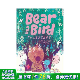 Bird Stories英文儿童插画绘本进口书 英国插画师Jarvis Other Secret The and Bear 小熊和小鸟：秘密和其他故事 预售