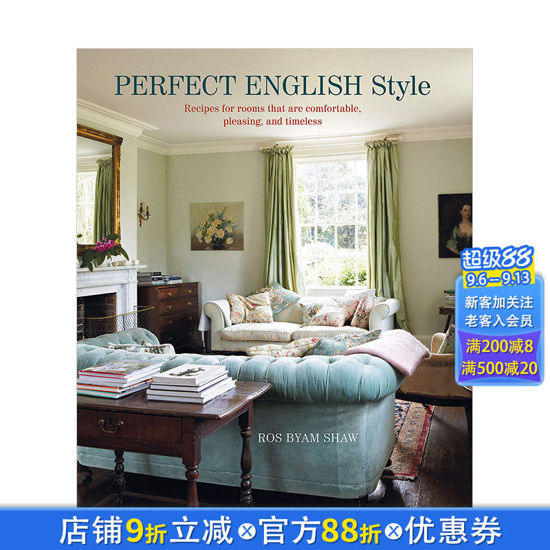 【现货】*美英国风Perfect English Style 舒适英伦风格室内居住设计 装修装潢图册画册作品集 英文原版进口图书