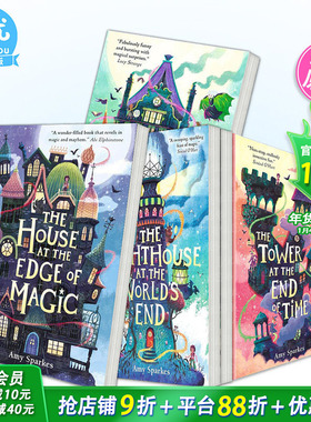 【多册选拍】时间尽头的塔/偏远之地书店/魔法边缘房子/世界尽头灯塔 英文儿童故事拓展阅读书The Tower At The End Of Time