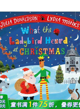 【预售】瓢虫圣诞听见了什么 What the Ladybird Heard at Christmas 英文儿童插画故事绘本 进口童书