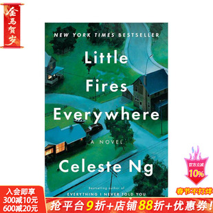 【现货】小小火焰无处不在 Little Fires Everywhere 原版英文文学小说 正版进口书