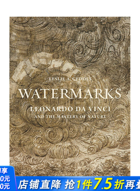 【预售】英文原版 水印：达芬奇和对自然的掌控 Watermarks: Leonardo da Vinci and the Mastery of Nature艺术历史与评论进口书