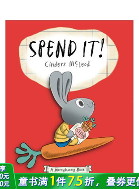 【现货】花掉它! 金钱宝典 Spend It! Moneybun-Exp-Prop 财商培养 英文儿童插画故事绘本 进口童书