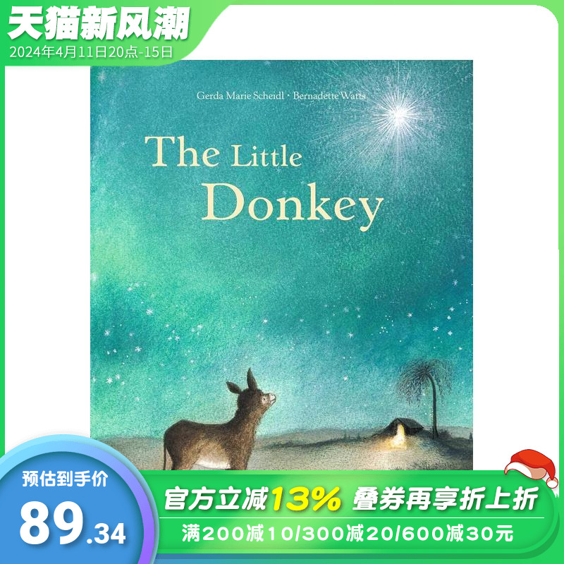 【预售】【Bernadette Watts】小毛驴 The Little Donkey 英文儿童插画故事绘本 进口童书