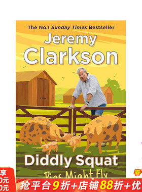 【预售】克拉克森的农场3：我的猪会飞 Diddly Squat: Pigs Might Fly 原版英文文学传记 正版进口书籍 善优图书