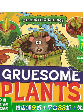 【预售】恶心科学：可怕的植物 Disgusting Science: Gruesome Plants 英文儿童插画科普绘本 进口童书
