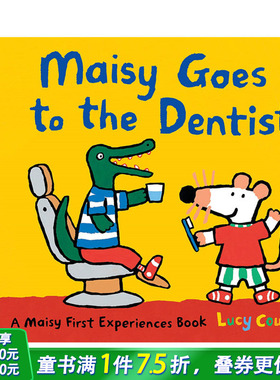【预售】英文原版 小鼠波波去看牙医Maisy Goes to the Dentist 儿童英语艺术插画绘本平装 3岁+ 进口图书 善优童书