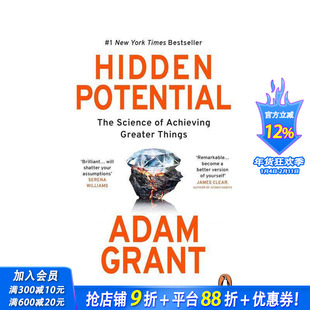 【预售】隐藏的潜能：沃顿商学院教授Adam Grant成就非凡的科学之道 Hidden Potential 英文社会科学 纽约时报书榜首 正版进口书