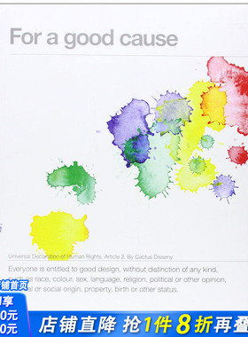 【现货】 For a Good Cause 好理由 英文原版图书籍进口正版  平面设计