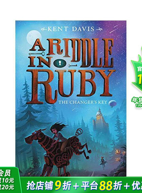 【现货】Riddle in Ruby 2: The Changer’s Key, A，Ruby中的里德尔2:英文原版图书籍进口正版 Davis 儿童分阶阅读